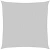 vidaXL Vela Parasole Grigio Chiaro 7x7 m 100% Poliestere Oxford