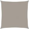 vidaXL Vela Parasole 160 g/m² Quadrata Grigio Chiaro 4,5x4,5 m in HDPE