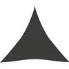 vidaXL Vela Parasole 160 g/m² Antracite 3x3x3 m in HDPE