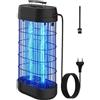Regevo Lampada Antizanzare Elettrica 22W, Ammazzazanzare da Interno ed Esterno, Copertura 100m², Trappola per Insetti e Mosche UV, Ideale per Giardino, Casa, Camera da Letto e Terrazza