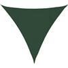 vidaXL Vela Parasole 160 g/m² Verde Scuro 4x4x4 m in HDPE