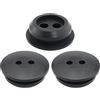ITROLLE 3 occhielli in gomma per serbatoio del carburante da 23 mm, con doppi fori, per HHomelite 560878002 Toro 51944 51945 51954 51955 51974 51975 Shindaiwa Kawasaki MTD Ryobi Trimmer Weed Eater