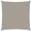 vidaXL Vela Parasole 160 g/m² Quadrata Grigio Chiaro 7x7 m in HDPE