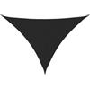 vidaXL Parasole a Vela Oxford Triangolare 3,5x3,5x4,9 m Nero