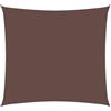 vidaXL Vela Parasole in Tela Oxford Quadrata 4x4 m Marrone