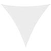 vidaXL Parasole a Vela Oxford Triangolare 4,5x4,5x4,5 m Bianco