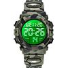 aswan watch Orologio Digitale Bambino con Sveglia, Cronometro, Blu S/M | Include sveglia, cronometro, data e luce LED, con cinturino in silicone blu; taglia S/M e design sportivo per bambini.