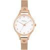 Breil, Collezione Upbeat, Orologio Donna in Acciaio IP Rose, Movimento al Quarzo Solo Tempo, con Quadrante Monocolore, Cinturino in Maglia Mesh in Acciaio, Chiusura a Scorrimento, Cassa 30 mm, Rose