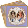 The Leonardo Collection Sottobicchieri commemorativi, bianco, lunghezza 11 cm