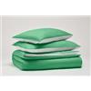 osama home PANTONE - Set Copripiumino Matrimoniale Cotone per Piumone Letto Composto da Sacco Copri Piumino 255x200 Patella 40cm + Federe Cuscino Letto 50x80, Parure Copripiumino per Completo Letto Matrimoniale