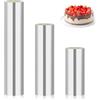 AiQInu Torta Collare,3 Rotoli Acetato per Pasticceria,10cm/15cm/20cmx10m Rotolo di Nastro Acetato per Dolci Trasparente, Rotoli Trasparenti in Acetato Fogli, Acetato per Pasticceria,Mousse,Cioccolato
