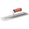 MARSHALLTOWN 11103 Cazzuola per Lisciare-Impugnatura SoftGrip, Acciaio al Carbonio, 356x102 mm, Argento