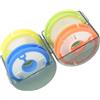 Abaodam Scatola Porta Filo da Pesca a 4 Strati in Silicone e PC Verde Colore Casuale