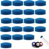 Jyinelx 20 punte per stecca da biliardo, 13 mm, accessori blu