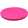 Milageto Materassino Anti-Caduta su Misura, Rosa Rossa, Diametro 120cm Spessore 3cm