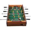 KHBUAB Gioco da Tavolo Calcio a Sei Aste in Mdf Compatto Segnapunti Integrato per Serate in Famiglia e Spazi Ridotti in Casa