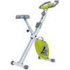 YldessmEU Cyclette da casa, bicicletta pieghevole da bicicletta, bici da fitness e allenatore for addominali, attrezzatura for il fitness da interni muto for la casa, allenamento cardio ideale