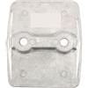 CloudburstVoltix Anodo quadrato in alluminio compatibile con motore fuoribordo 175-300HP