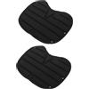 TINEASUR 2 Pezzi Cuscino per Sedile Canoa in Spugna Nero Traspirante e Resistente per Kayak attività Outdoor Kayaking Comfort e Supporto Schienale Portatile