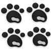 Toddmomy Stomp Pad Snowboard 4 Pezzi in Silicone Nero Antiscivolo