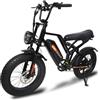 LIRKAN Bicicletta elettrica Fatbike da 20 x 4 per adulti