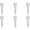 AMONIDA Set di Tee da Golf da 50 Pezzi, Tee in Legno di Acero Resistente con Altezza Costante per Gli Sport all'Aria Aperta, Ideale per Gli Appassionati di Golf, Colore Bianco