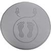 Pmandgk Tappetino muto per interni ed esterni, per fitness, sport, yoga, colore nero