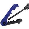 HUSHUI Bobina da Pesca Mulinello Portatile Mini Attrezzatura per Avvolgimento Rapido della per Uso Esterno Blu 13x3,4 Cm