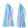 Rxgiasup 2pack Streamers Bike Manubrio Nappe Colorate Outdoor Ciclismo Ragazze Nastri per Personalizzazione Ciclismo Moda Bike Manubrio Decorazione