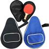 RQcMid Custodia per racchetta da ping pong, due tasche per allenamento e competizione, design impermeabile con spazio per due racchette e tre palline, pratica soluzione di stoccaggio, 20 x 29,5 cm