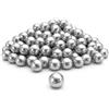 LunanNook 100pcs 50 Caliber Aluminum Balls for HDR50 T4E, High Precision Polished Reusable Paintballs for Training