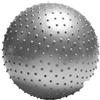 IUVYTA Palla fitness 45 CENTIMETRI 55 65 75 Spinato Sfera di Massaggio Sport Yoga Palle Punto Fitness Palestra Equilibrio Fitball Pilates Allenamento Esercizio(65cm-Silver)
