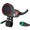 Generic Cruscotto TF100 6/5 Pin for Parti del Display dello Strumento di Comunicazione del Pannello Scooter Elettrico for KUGOO M4(5 Pin)