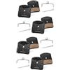 NHABXGDS Pastiglie Freno a Disco in Ceramica per Bicicletta Adatte per Shimano H03A D03S Pastiglie Freno idrauliche MTB Adatte per M640 M820 M8120(BL-04S 4Pair)