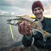 HUSHUI Esche da Pesca in Silicone da 10 Pezzi Esca Morbida a Forma di Verme per gli Appassionati di Pesca D'acqua Dolce Design Durevole e Accattivante