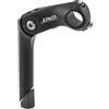 UNO KALLOY Piantone city uno in alluminio regolabile 90mm nero 22,2mm Uno alloy adjustable handle stem 90mm black 22,2mm
