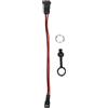 Limtula Prese corrente da 5, 5x2, 1 mm Connettore a saldare per montaggio a pannello con cavo Prese ricarica per scooter elettrico Accessori per scooter duraturi