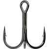 Berkley Fusion19 Treble - 1 Gancio per Treble, Colore: Nero nichelato, Extra Tagliente, 12 Misure da 16 a 3/0 (Taglia 16)