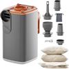 Generico Travel Air Pump - Rechargeable Inflator With Camping Light And 5 Nozzles