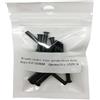 ZMdooreasy 15 tubi in nylon per corde da tennis, misure miste (3,2 x 25)