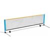 Milageto Rete da Tennis Portatile Uso Interno Ed, 4.1 Metri, Acciaio Inossidabile, Altezza Regolabile, Con Rete Da Tennis Connettori ABS