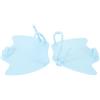 MERRYHAPY Palette per Nuoto Mani in Silicone, Regolabili, Struttura Rigida, Mezza Mano, per Adulti, Allenamento Stile e Snorkeling