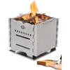 COOK'N'Escape Stufa a Legna Campeggio Portatile Rocket Doppia Combustione M