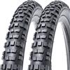 MetersGod 2 pneumatici da bicicletta 26 x 2,35 cm, 26 x 2,35, 60 - 559, compatibili con mountain bike, bici da strada, City bike, 26 x 2,35, pieghevoli