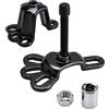 FreeTec Set di estrattori universali per mozzi e assi | Asse anteriore 95,25-114,3 mm, asse posteriore 114,3-139,7 mm | Strumento per estrazione di flange con vite a pressione da 5/8 x 18 e dado a