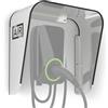 Box Air Klima Copertura per Wallbox | Protezione dalle Intemperie per Stazione di Ricarica per Auto Elettriche in Alluminio Composito | Tetto Antipioggia, Protezione dal Sole e Raggi UV