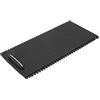 Dilwe Copertura per Tendina Avvolgibile per Console Centrale ABS PC Persiane Scorrevoli Sostituzione Portabicchieri Cerniera per W204 W207 W212 2007-2013 Riparazione Console Interna