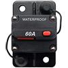 Riloer Interruttore automatico per auto con ripristino manuale Adatto impermeabile 60 Amp 12V-24V DC per auto a motore Marine Boat Bike Audio stereo