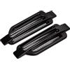 Generico Aria Vent Auto Esterno | 2 Pezzi Presa Aria Cofano Decorativa Universale | Adesivo Laterale Cofano Motore Auto SUV Camion Pick-up | Tuning Carrozzeria per Esterni | Griglia Finta Sportiva pe