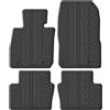 Gledring Tappetini in Gomma Compatibile con Mazda CX-3 2015- (Profilo T 4-Parti + Clip di Montaggio)
